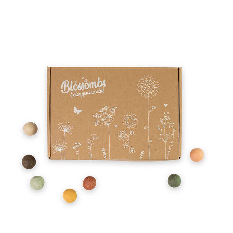 Blossombs Bloembommetje -  Giftbox smal 7 stuks